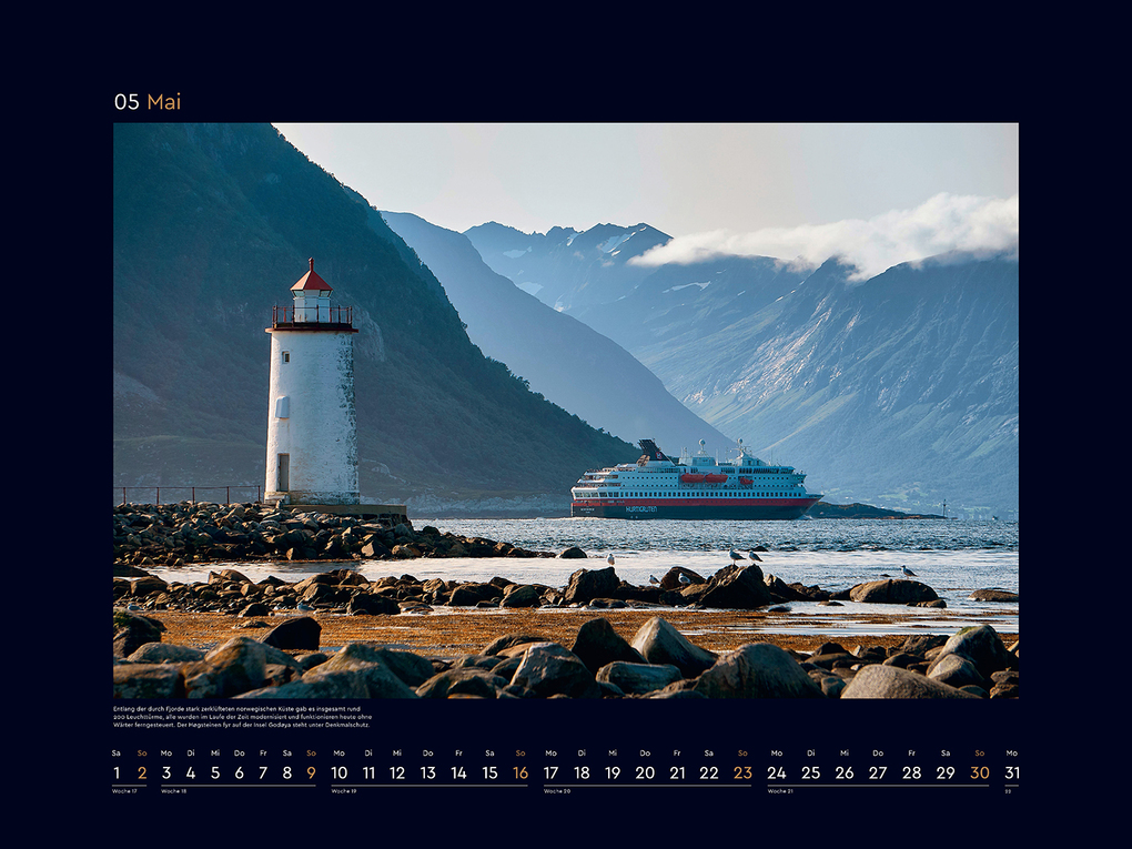 Weitere Ansicht: Hurtigruten - KUNTH Wandkalender 2027