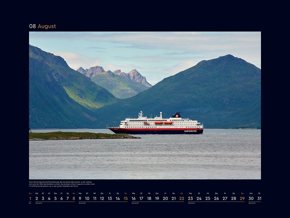 Weitere Ansicht: Hurtigruten - KUNTH Wandkalender 2027