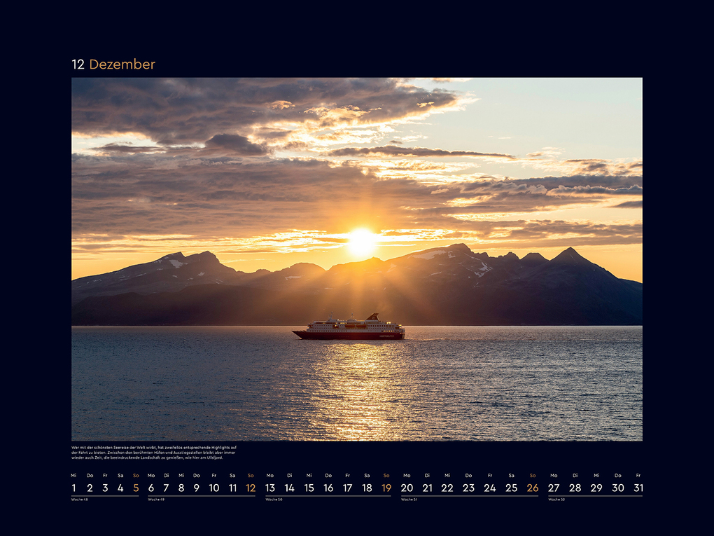Weitere Ansicht: Hurtigruten - KUNTH Wandkalender 2027