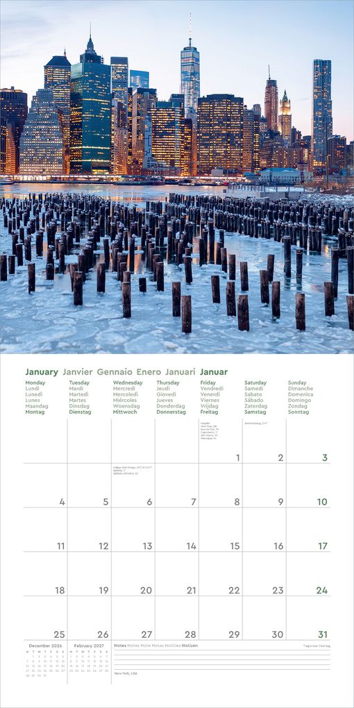 Weitere Ansicht: Metropolen - KUNTH Broschurkalender 2027