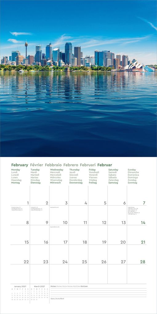 Weitere Ansicht: Metropolen - KUNTH Broschurkalender 2027