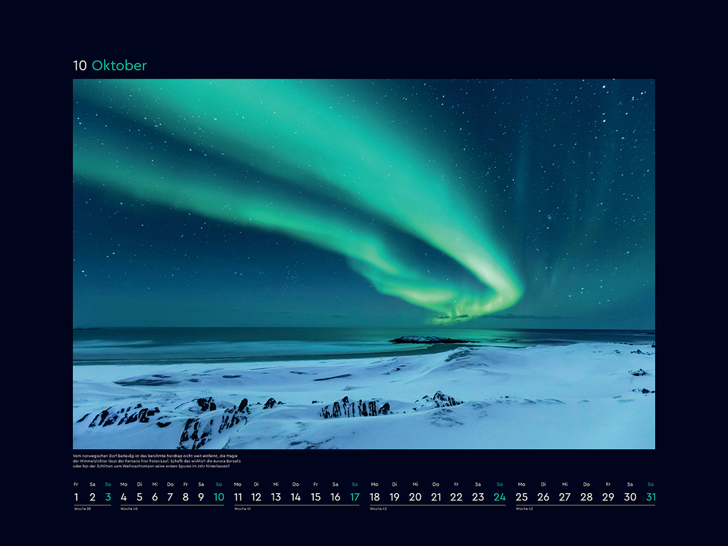 Weitere Ansicht: Polarlichter - KUNTH Wandkalender 2027