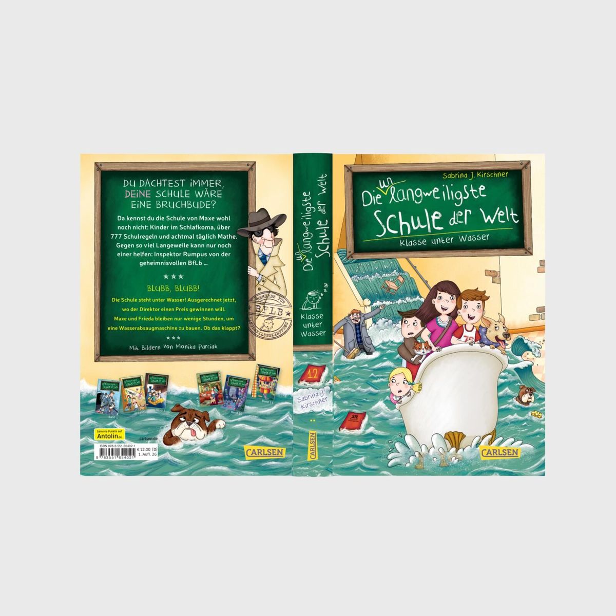 Weitere Ansicht: Die unlangweiligste Schule der Welt 12: Klasse unter Wasser | Sabrina J. Kirschner