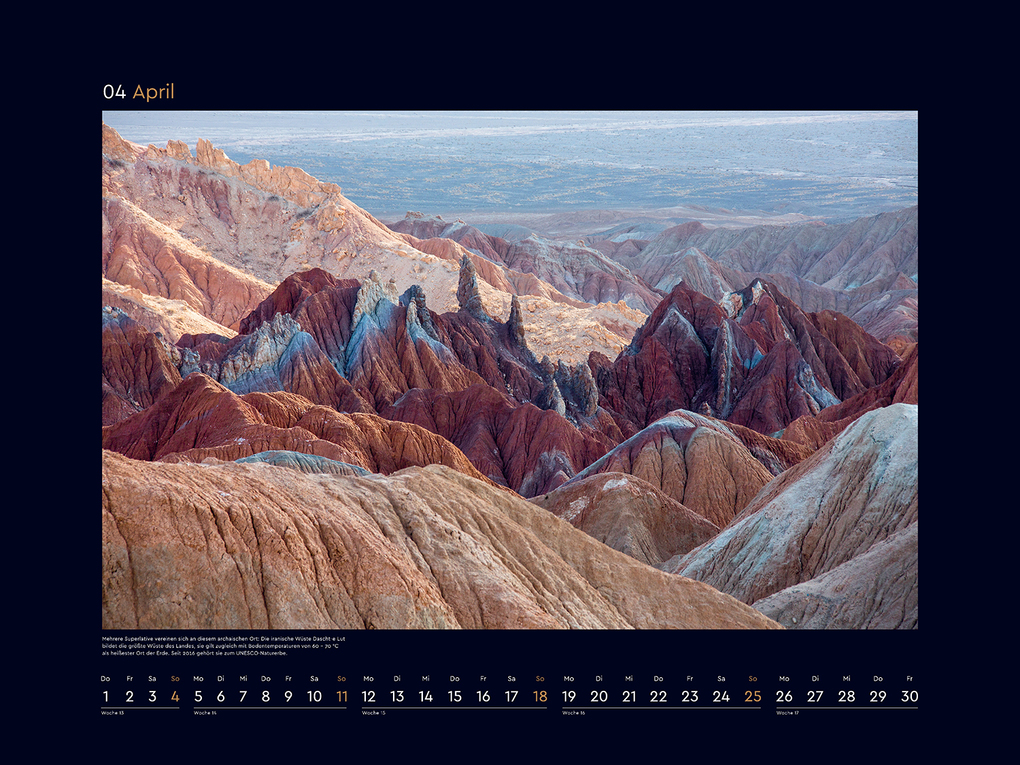 Weitere Ansicht: Farben der Erde - KUNTH Wandkalender 2027