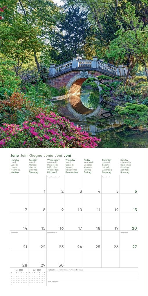 Weitere Ansicht: Gärten der Welt - KUNTH Broschurkalender 2027