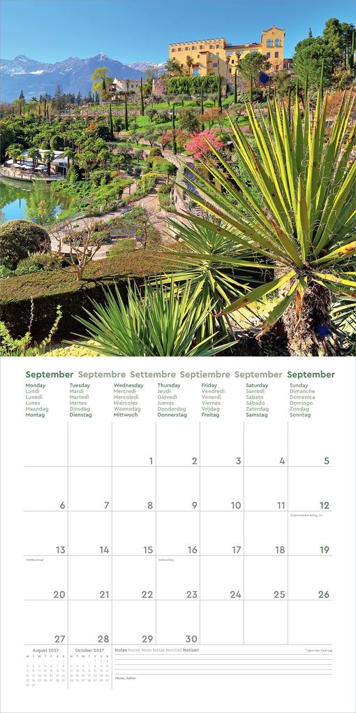 Weitere Ansicht: Gärten der Welt - KUNTH Broschurkalender 2027