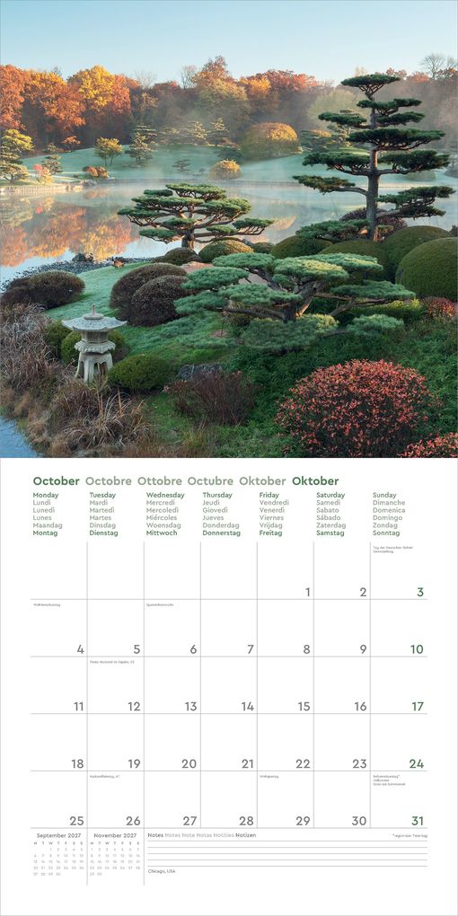 Weitere Ansicht: Gärten der Welt - KUNTH Broschurkalender 2027