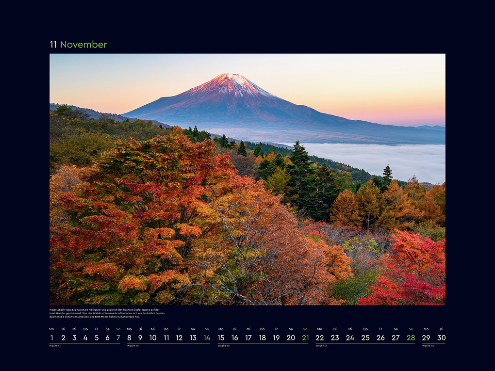 Weitere Ansicht: Farbenprächtige Jahreszeiten - KUNTH Wandkalender 2027