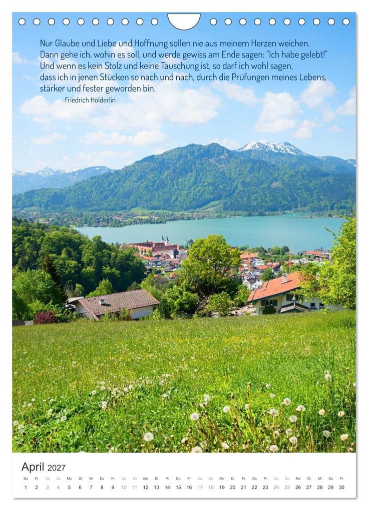Weitere Ansicht: Christliche Natur-Poster (Wandkalender 2027 DIN A4 hoch), CALVENDO Monatskalender | SusaZoom, Calvendo