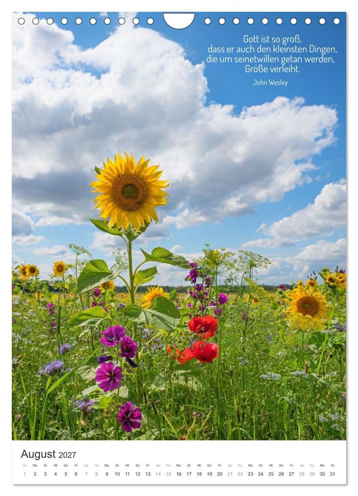 Weitere Ansicht: Christliche Natur-Poster (Wandkalender 2027 DIN A4 hoch), CALVENDO Monatskalender | SusaZoom, Calvendo