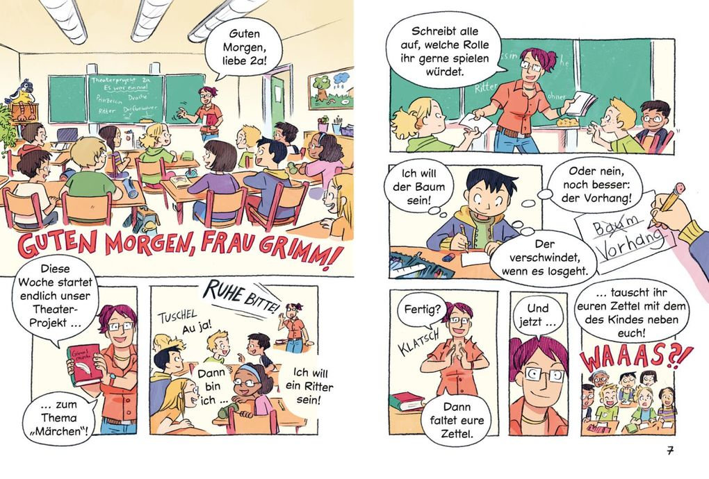 Weitere Ansicht: Erstleser Kindercomic: Ein Drache macht Theater | Sandra Hohenstein