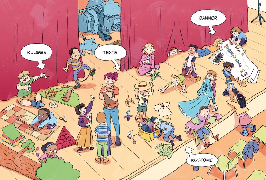Weitere Ansicht: Erstleser Kindercomic: Ein Drache macht Theater | Sandra Hohenstein