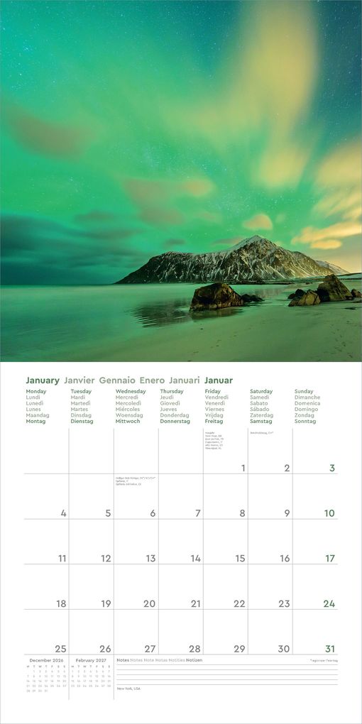 Weitere Ansicht: Farben der Erde - KUNTH Broschurkalender 2027
