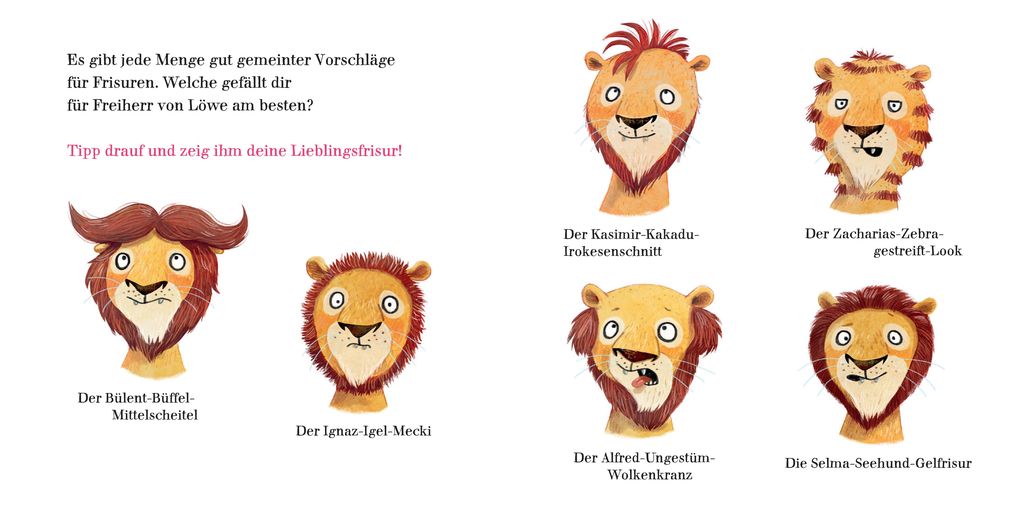 Weitere Ansicht: Hilf dem Löwen Haare waschen | Sophie Schoenwald