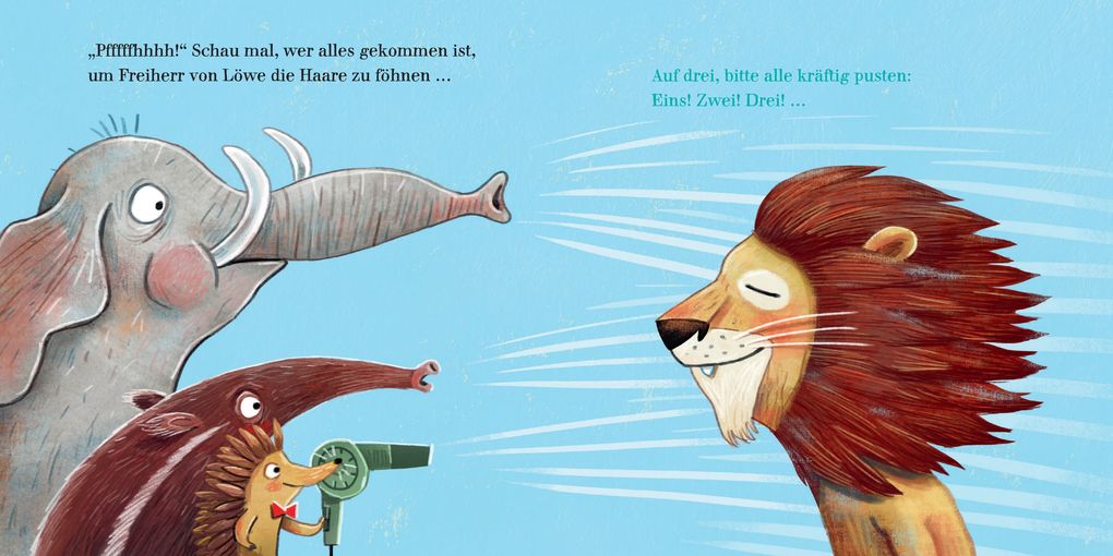 Weitere Ansicht: Hilf dem Löwen Haare waschen | Sophie Schoenwald
