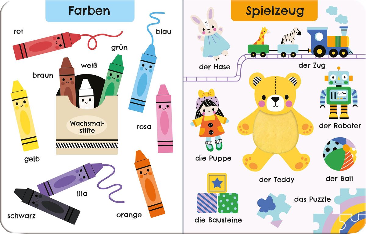 Weitere Ansicht: Babys erstes Fühlbuch: Meine ersten Wörter | Felicity Brooks