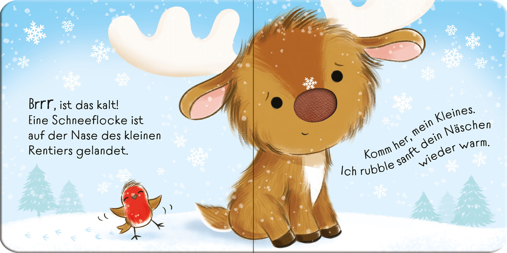 Weitere Ansicht: Streichle das kleine Rentier | Anna Milbourne