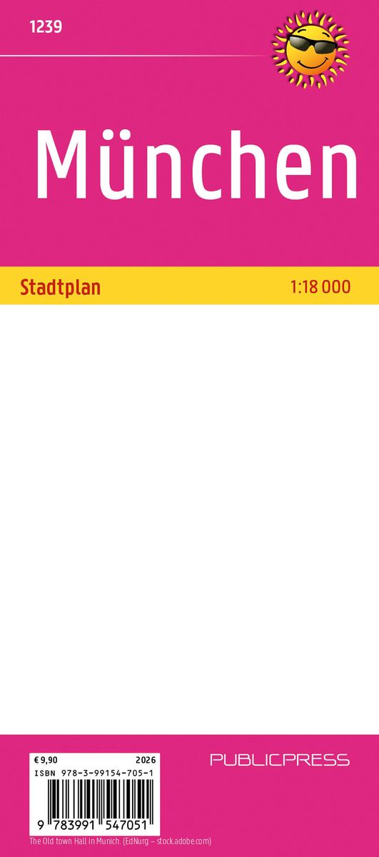 Weitere Ansicht: Publicpress Stadtplan München 1:18.000