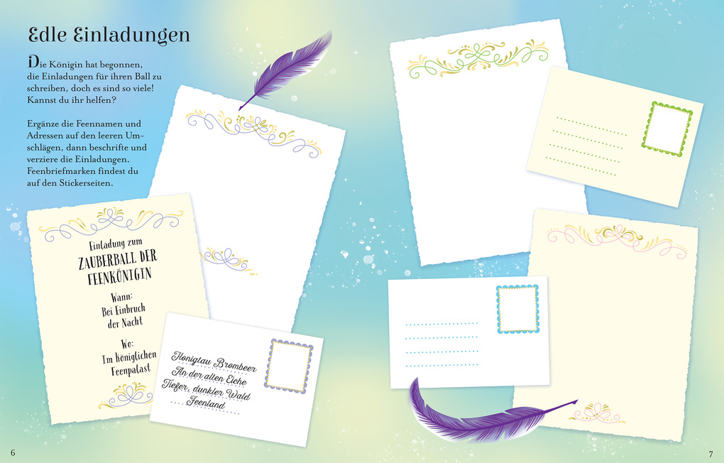 Weitere Ansicht: Mein glitzerndes Anziehpuppen-Mitmachbuch: Magischer Feenball | Emily Bone