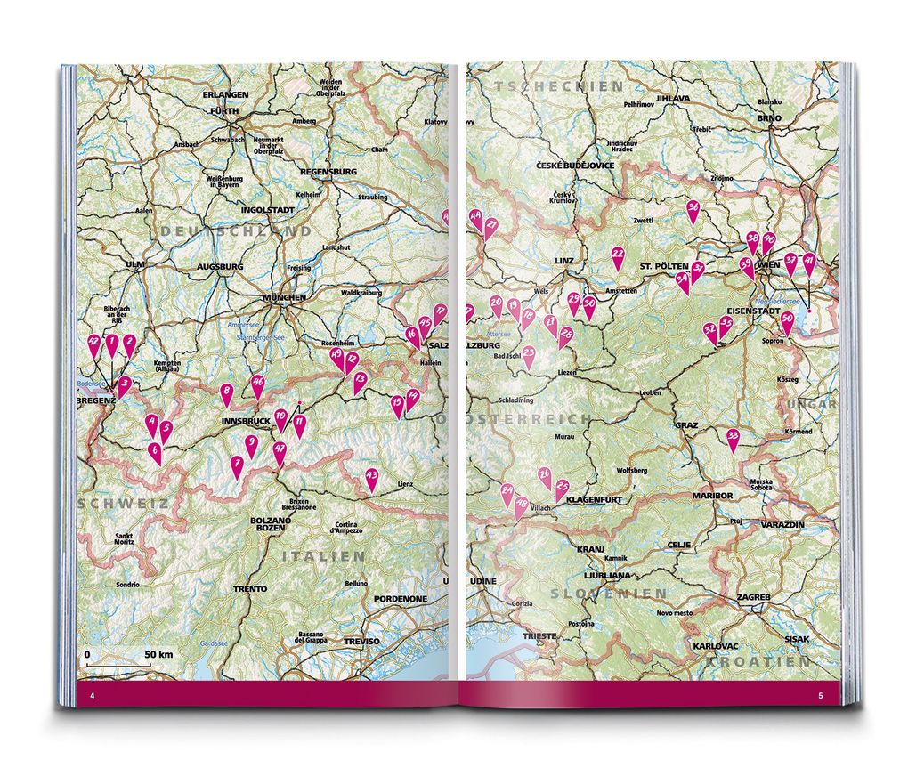Weitere Ansicht: Klimaticket 50 Touren und Trips, Österreich und Grenzbahnhöfe