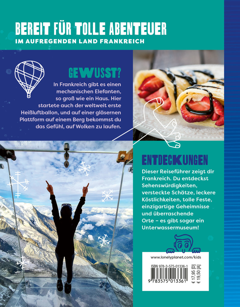 Weitere Ansicht: LONELY PLANET Kinderreiseführer Der Guide für Kids Frankreich
