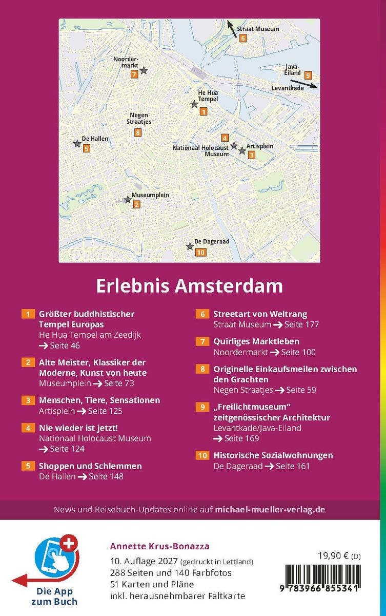 Weitere Ansicht: MICHAEL MÜLLER Reiseführer Amsterdam MM-City | Annette Krus-Bonazza