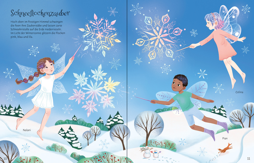 Weitere Ansicht: Mein Anziehpuppen-Stickerbuch: Kristall-Feen | Fiona Watt