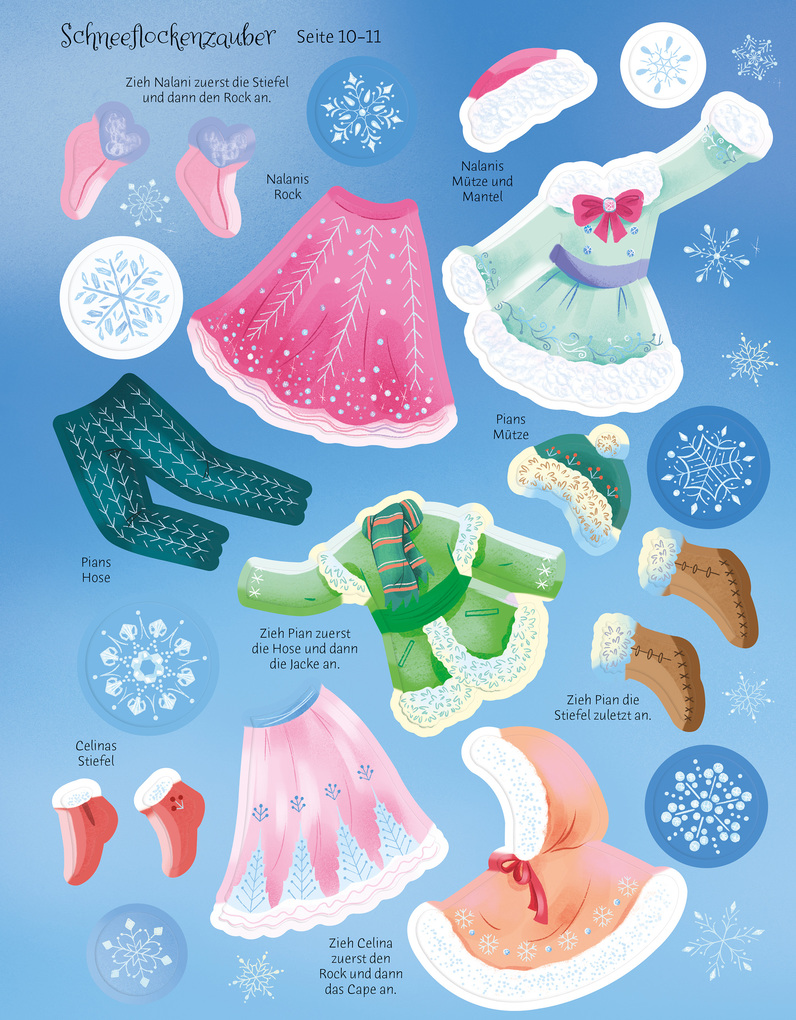 Weitere Ansicht: Mein Anziehpuppen-Stickerbuch: Kristall-Feen | Fiona Watt