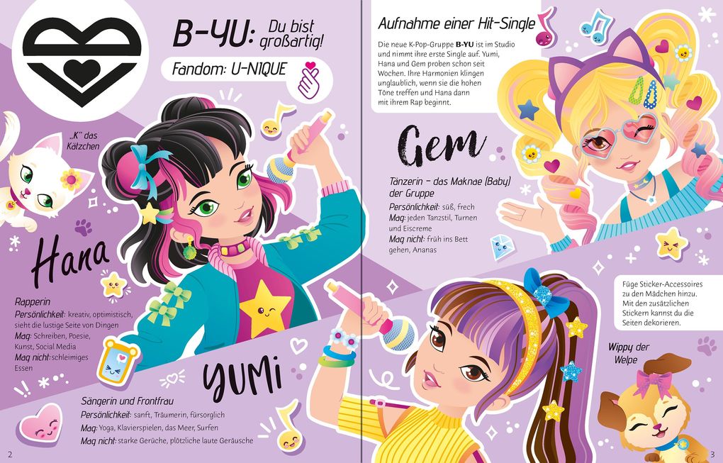 Weitere Ansicht: Mein Anziehpuppen-Stickerbuch: K-Pop | Lesley Sims