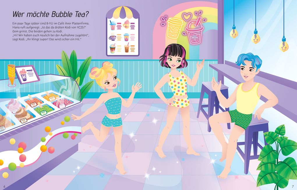 Weitere Ansicht: Mein Anziehpuppen-Stickerbuch: K-Pop | Lesley Sims