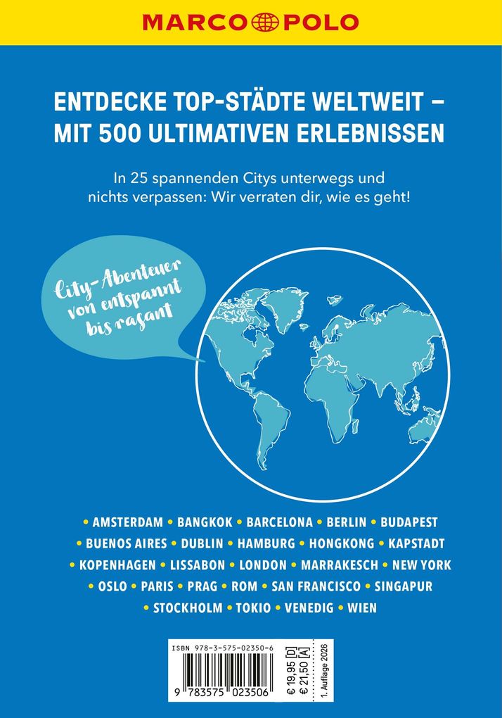 Weitere Ansicht: MARCO POLO MARCO POLO Hin & Weg Cityerlebnisse weltweit
