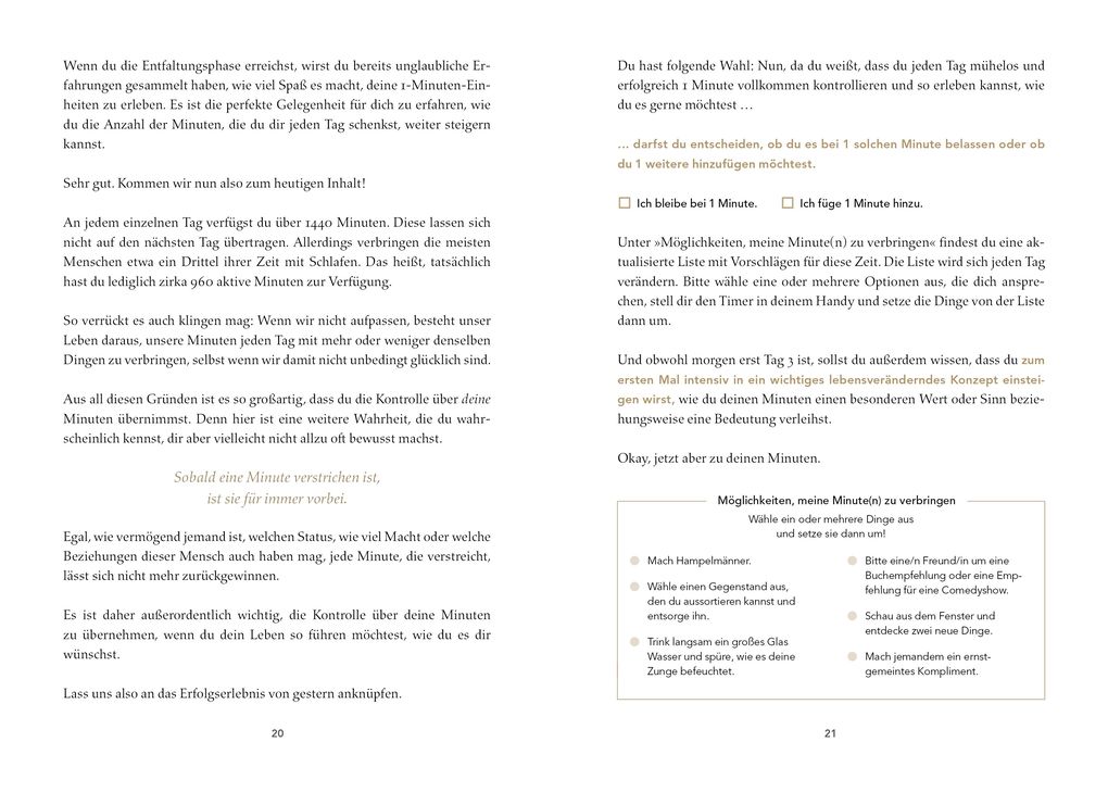 Weitere Ansicht: Die 1-Minuten-Methode | John Strelecky