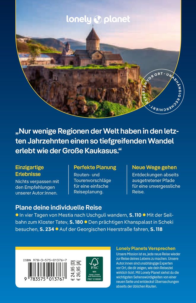 Weitere Ansicht: LONELY PLANET Reiseführer Georgien, Armenien & Aserbaidschan