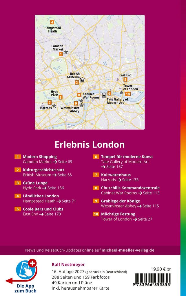 Weitere Ansicht: MICHAEL MÜLLER Reiseführer London MM-City | Ralf Nestmeyer