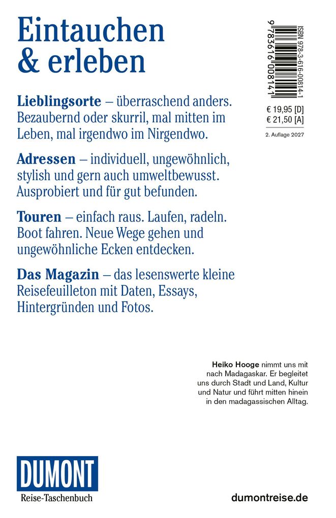 Weitere Ansicht: DUMONT Reise-Taschenbuch Reiseführer Madagaskar | Heiko Hooge