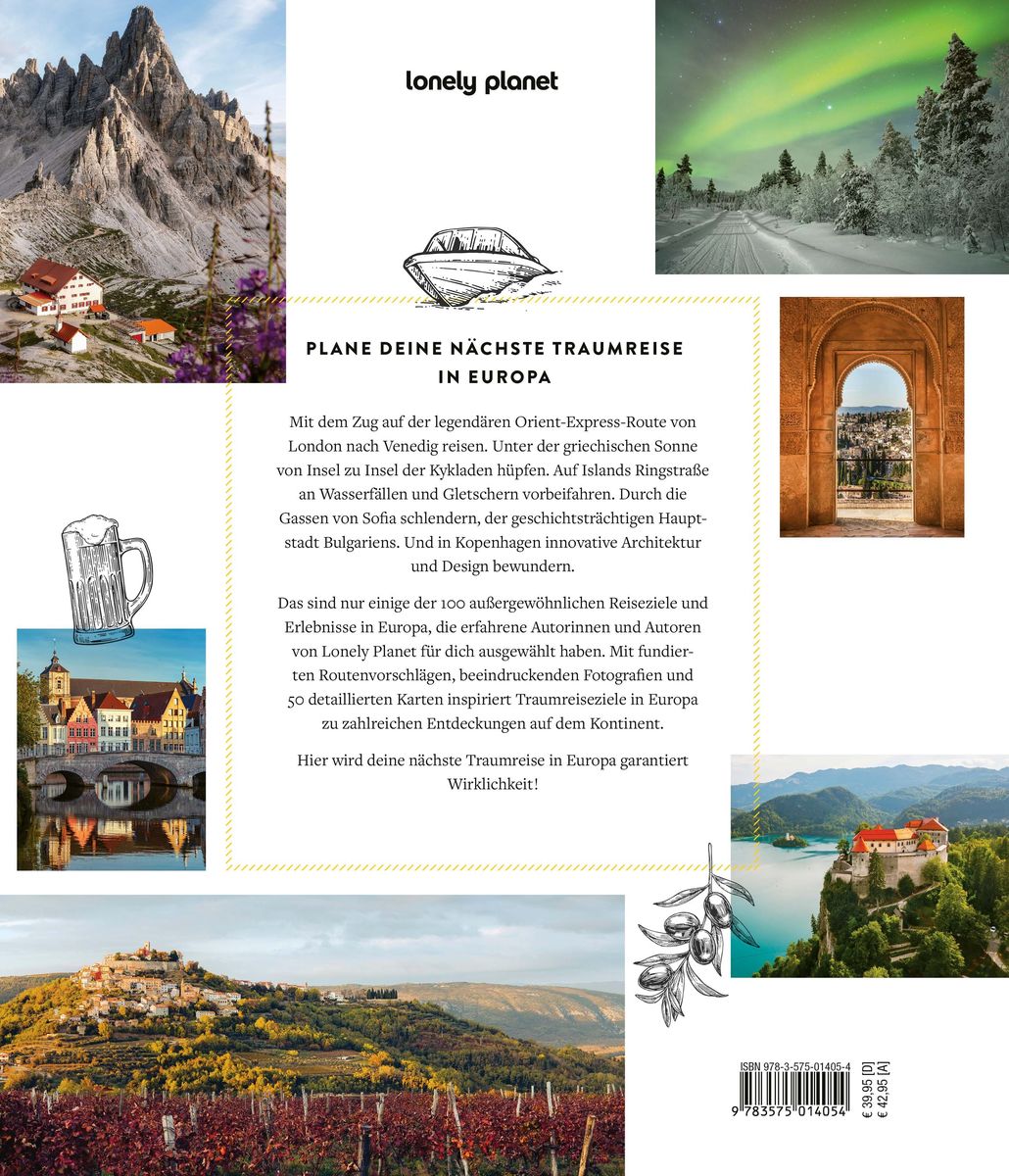 Weitere Ansicht: LONELY PLANET Bildband Traumreiseziele in Europa