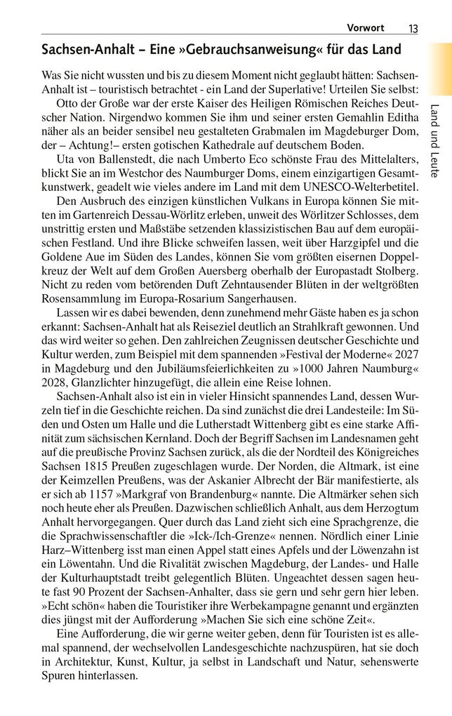Weitere Ansicht: TRESCHER Reiseführer Sachsen-Anhalt | Heinzgeorg Oette