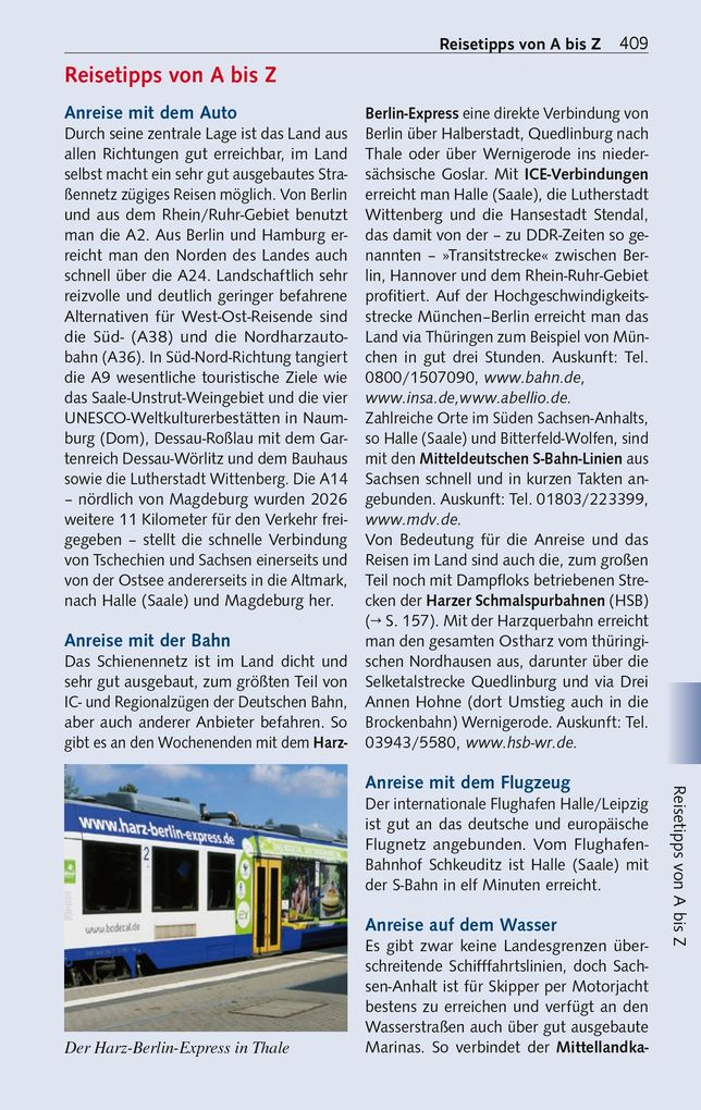 Weitere Ansicht: TRESCHER Reiseführer Sachsen-Anhalt | Heinzgeorg Oette
