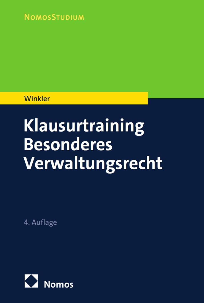Produktbild: Klausurtraining Besonderes Verwaltungsrecht | Markus Winkler