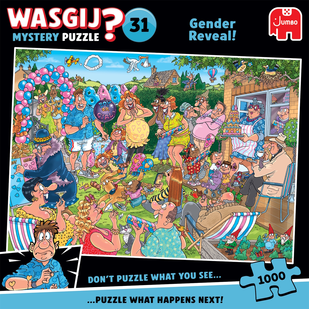 Produktbild: Jumbo Spiele - Wasgij Mystery 31, 1000 Teile