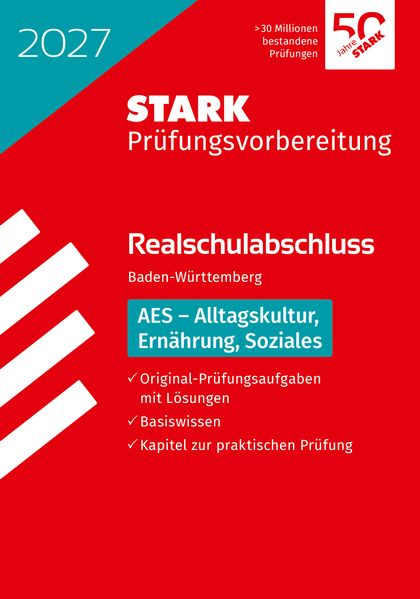 Produktbild: STARK AES - Realschulabschluss 2027 BW - Prüfungsvorbereitung