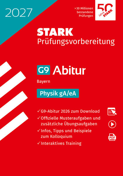 Produktbild: STARK Physik gA/eA - Abitur 2027 Bayern - Prüfungsvorbereitung