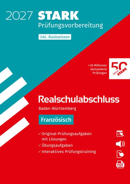 Produktbild: STARK Französisch - Realschulabschluss 2027 BW - Prüfungsvorbereitung