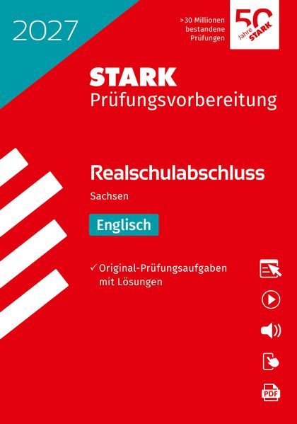 Produktbild: STARK Englisch - Realschulabschluss 2027 Sachsen - Prüfungsvorbereitung