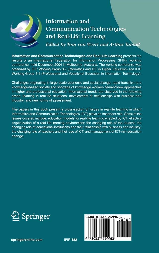 Weitere Ansicht: Information and Communication Technologies and Real-Life Learning
