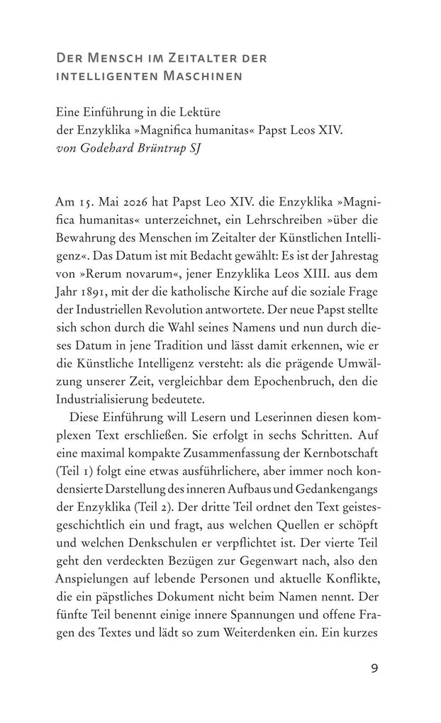 Weitere Ansicht: Magnifica humanitas: Die großartige Menschheit | Papst Leo XIV.