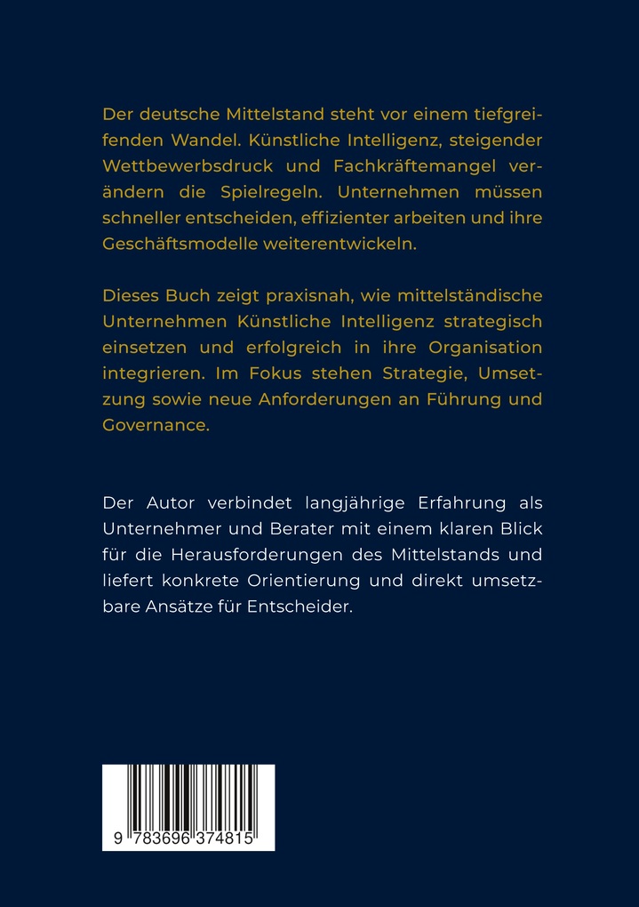 Weitere Ansicht: Künstliche Intelligenz im Mittelstand | Sven Severin