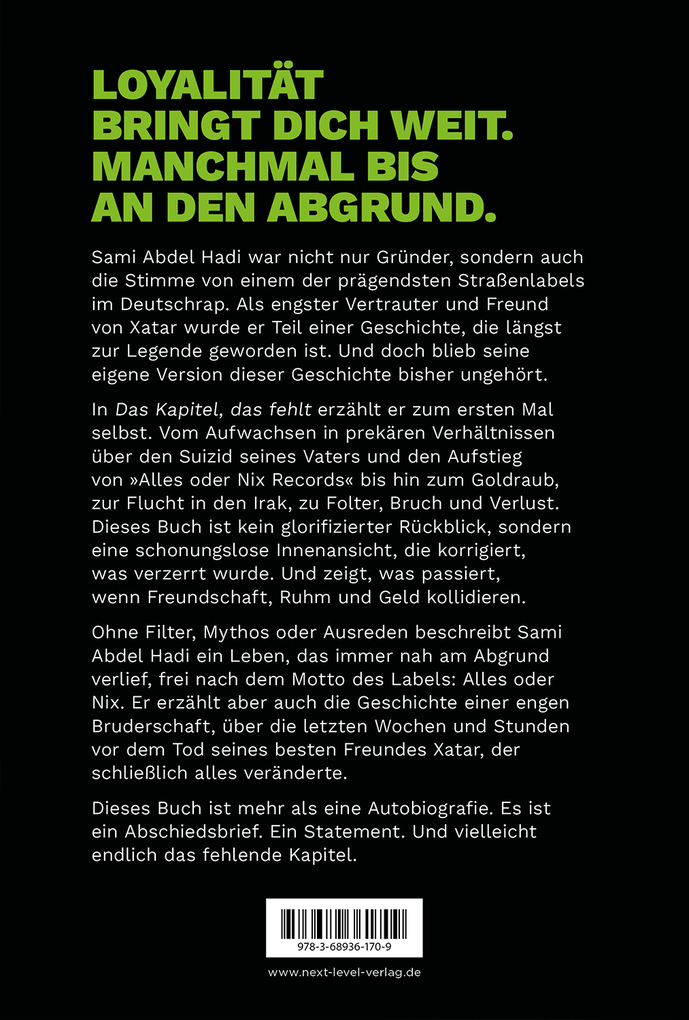 Weitere Ansicht: Das Kapitel, das fehlt | Sami Abdel Hadi