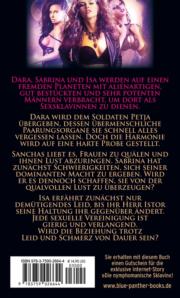 Weitere Ansicht: Die Sklavinnen des Sexplaneten 3 | Erotischer Roman | Vera Seda