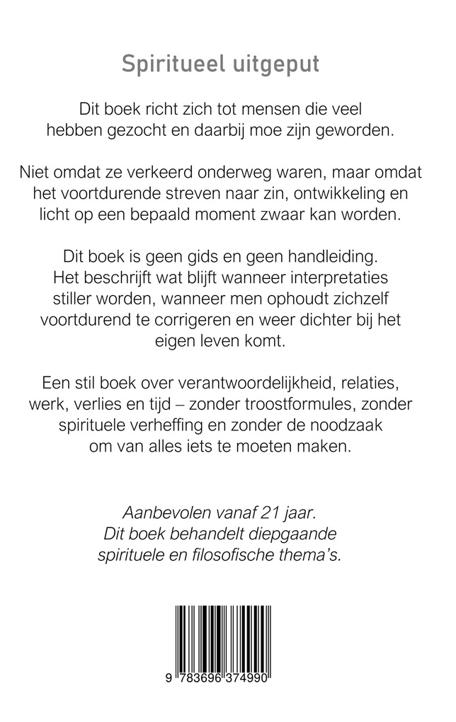 Weitere Ansicht: Spiritueel uitgeput | Mike Brand